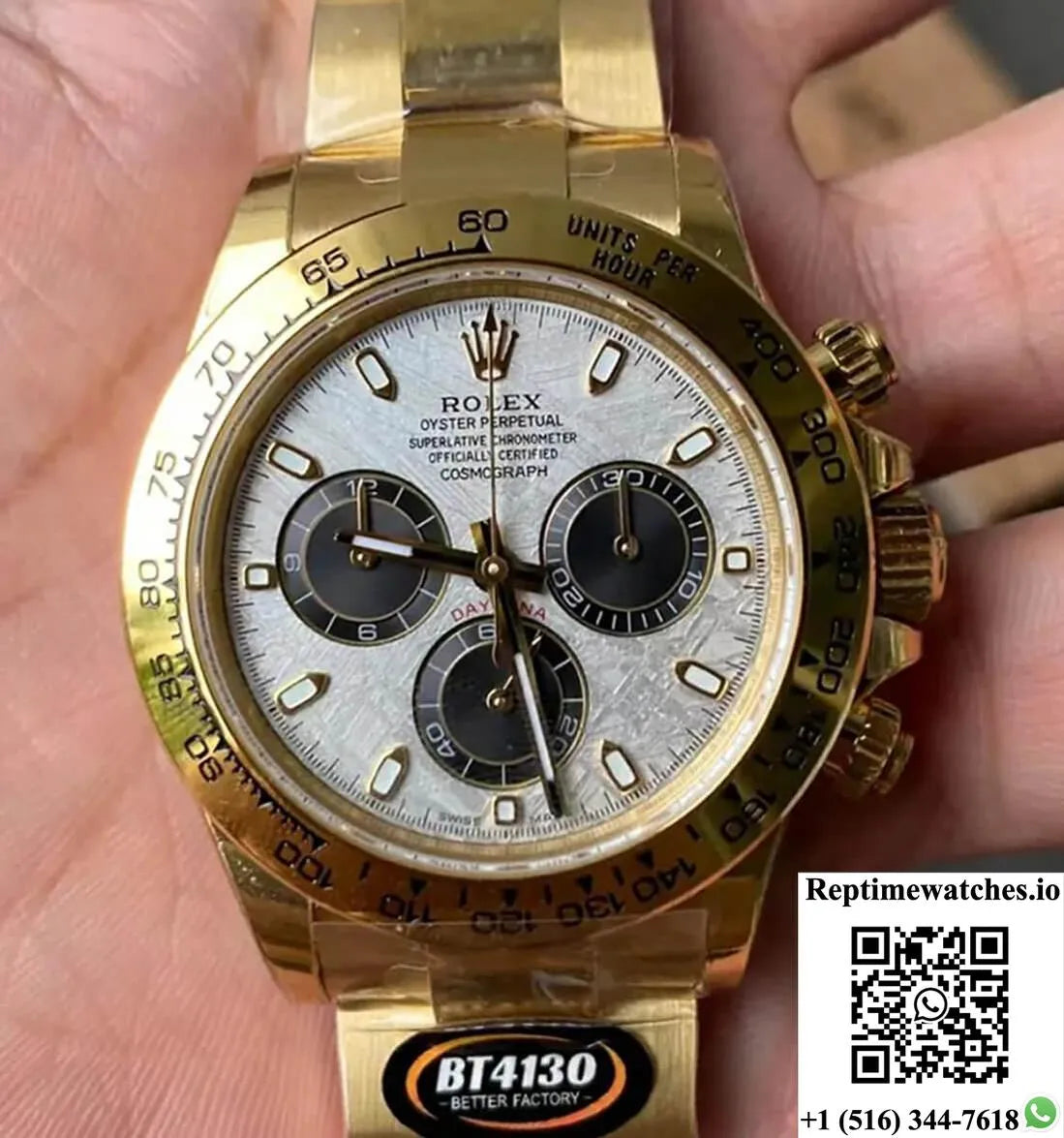 Rolex Daytona M116508-0015 Bt Factory Yellow Gold-Rep Time Watches
