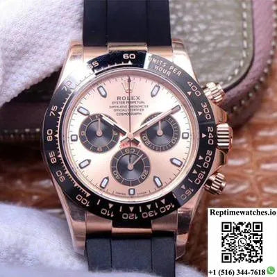 Rolex Daytona M116515Ln-0021 Noob Factory Pink Dial 4130 Movement-Rep Time Watches