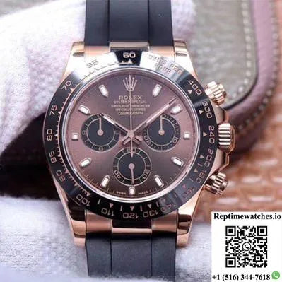 Rolex Daytona M116515Ln-0041 Noob Factory Chocolate Dial 4130 Movement-Rep Time Watches