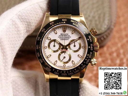 Rolex Daytona M116518LN-0041 Noob Factory White Dial 4130 Movement AI Factory