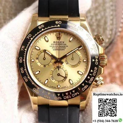 Rolex Daytona M116518Ln-0042 Noob Factory Champagne Dial 4130 Movement-Rep Time Watches