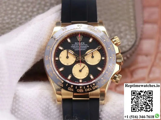 Rolex Daytona M116518LN-0047 Noob Factory Black Dial 4130 Movement AI Factory