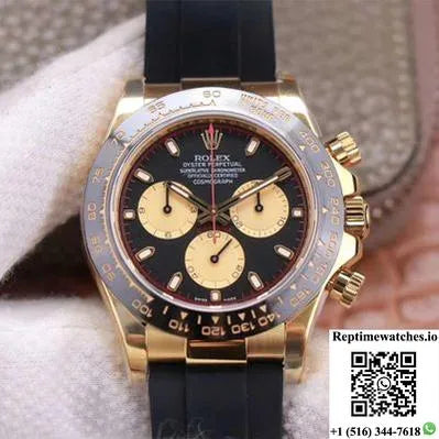 Rolex Daytona M116518Ln-0047 Noob Factory Black Dial 4130 Movement-Rep Time Watches