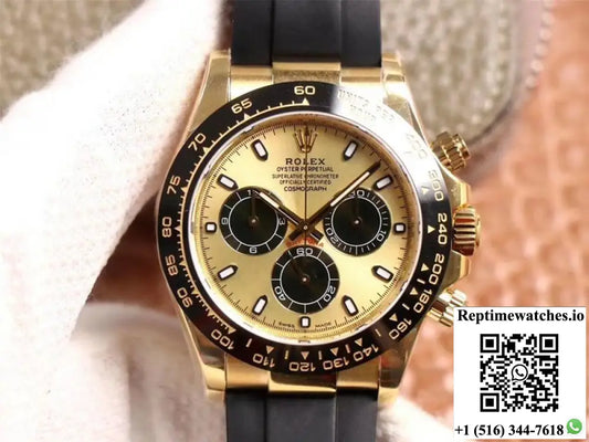 Rolex Daytona M116518LN-0048 Noob Factory Champagne Dial 4130 Movement AI Factory
