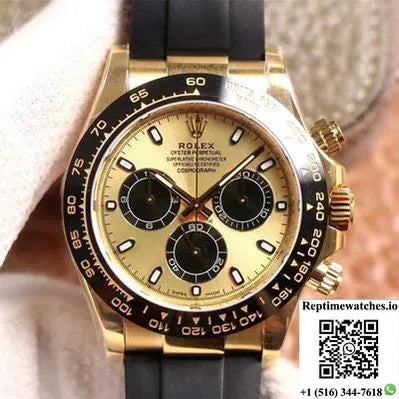 Rolex Daytona M116518Ln-0048 Noob Factory Champagne Dial 4130 Movement-Rep Time Watches