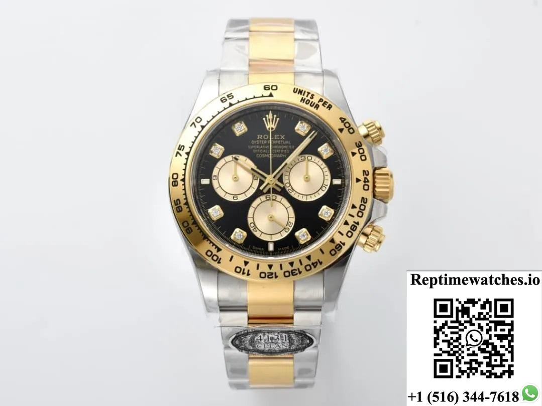 Rolex Daytona M126503-0002 Clean Factory Diamond Hour Markers-Rep Time Watches