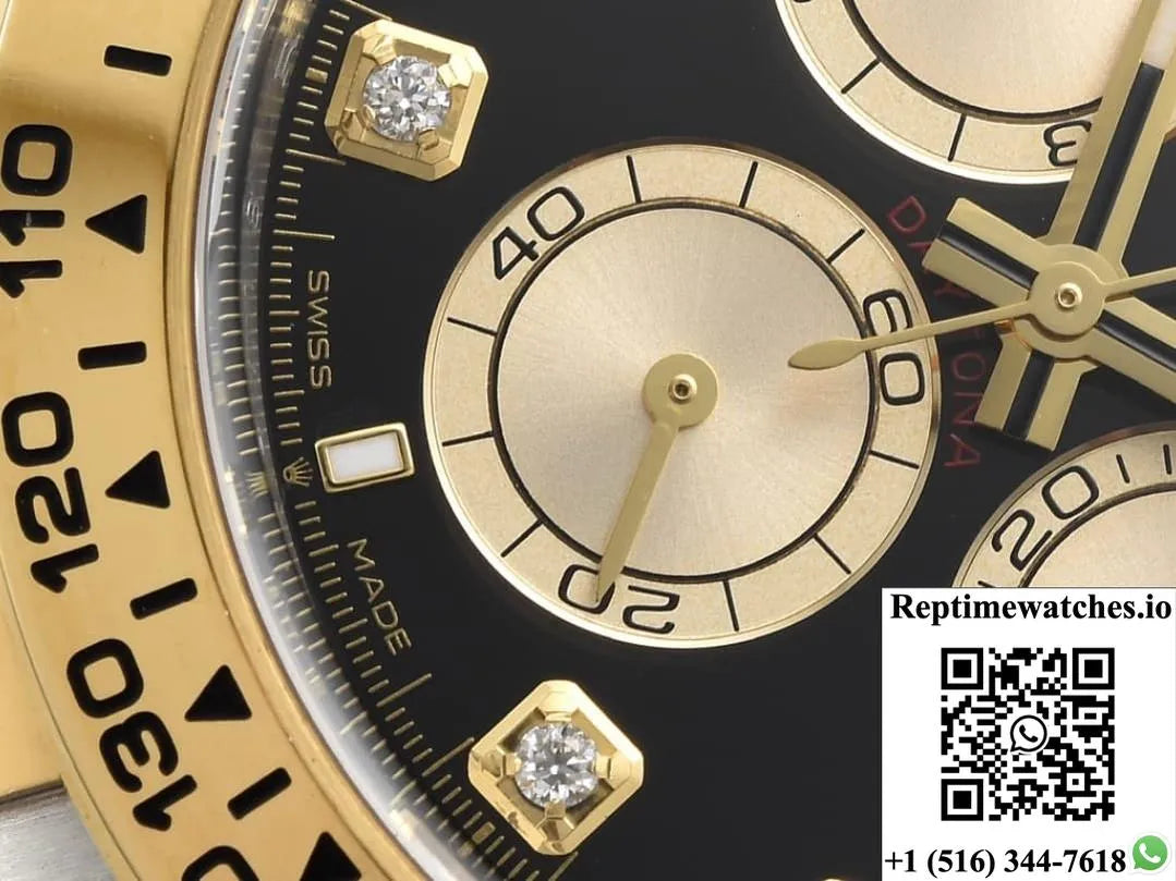 Rolex Daytona M126503-0002 Clean Factory Diamond Hour Markers-Rep Time Watches