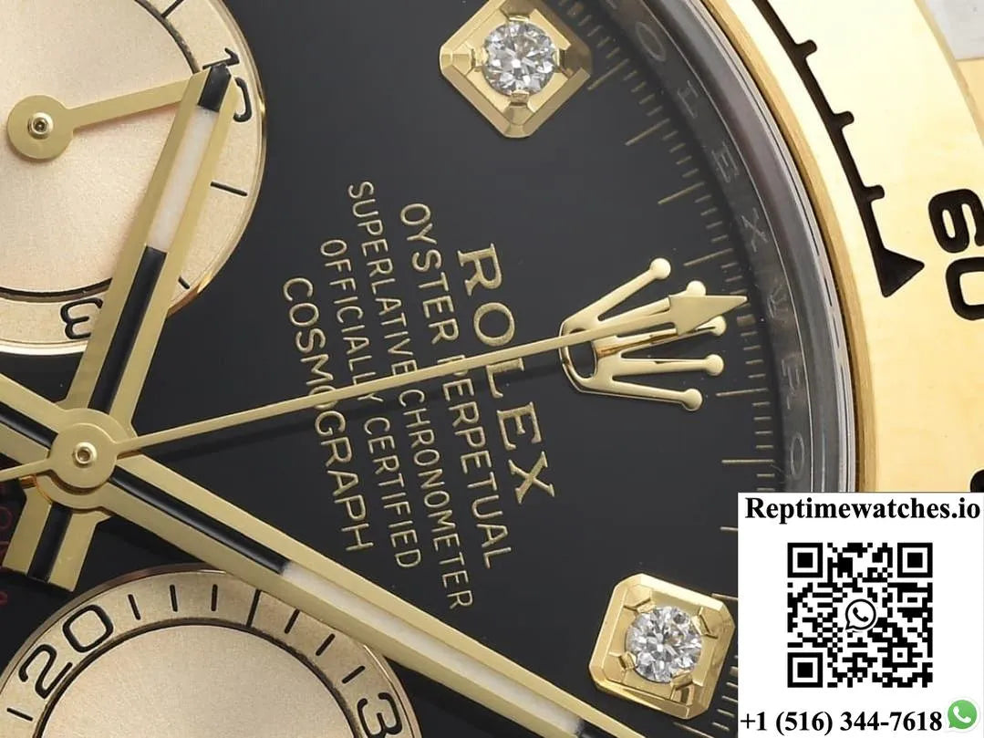 Rolex Daytona M126503-0002 Clean Factory Diamond Hour Markers-Rep Time Watches
