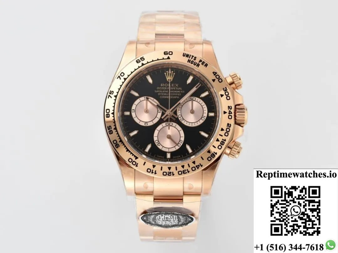 Rolex Daytona M126505-0001 Clean Factory Screw-In Case Back-Rep Time Watches