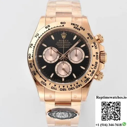 Rolex Daytona M126505-0001 Clean Factory Screw-In Case Back-Rep Time Watches