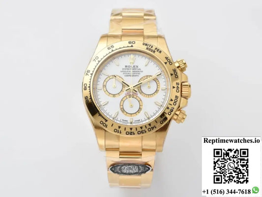 Rolex Daytona M126508-0001 Clean factory gold color bezel