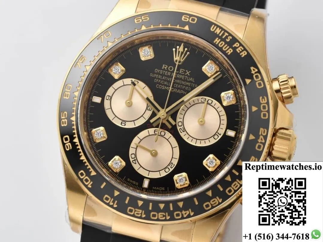 Rolex Daytona M126518Ln-0005 Clean Factory Rubber Strap-Rep Time Watches