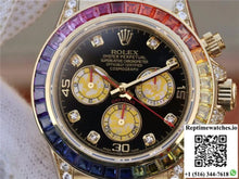 Rolex Daytona Rainbow Cosmograph 116598RBOW BL Factory 7750 movement - Watches