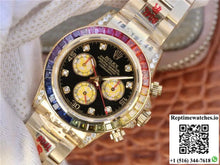 Rolex Daytona Rainbow Cosmograph 116598RBOW BL Factory 7750 movement - Watches