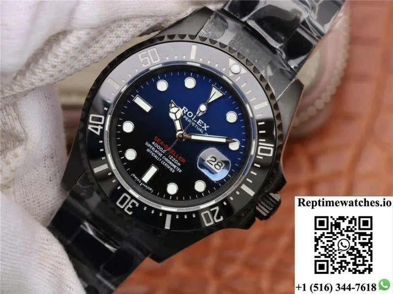 Rolex Deepsea 116660 44Mm Blue Gradient Black Dial-Rep Time Watches