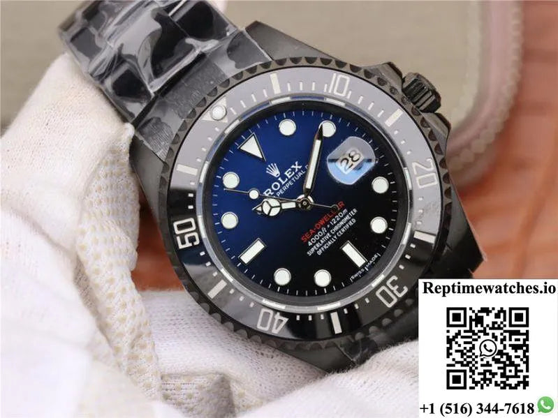 Rolex Deepsea 116660 44Mm Blue Gradient Black Dial-Rep Time Watches
