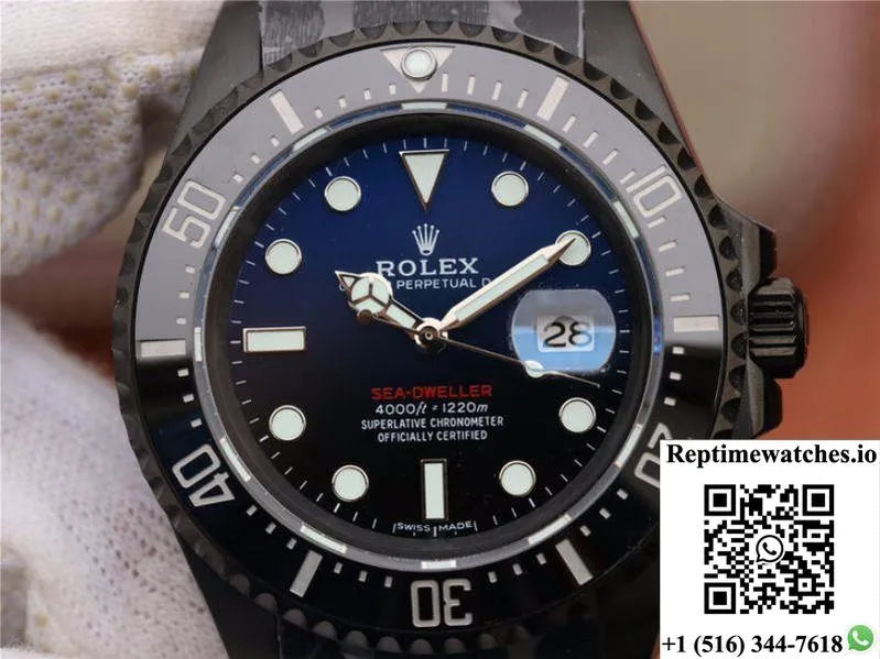 Rolex Deepsea 116660 44Mm Blue Gradient Black Dial-Rep Time Watches