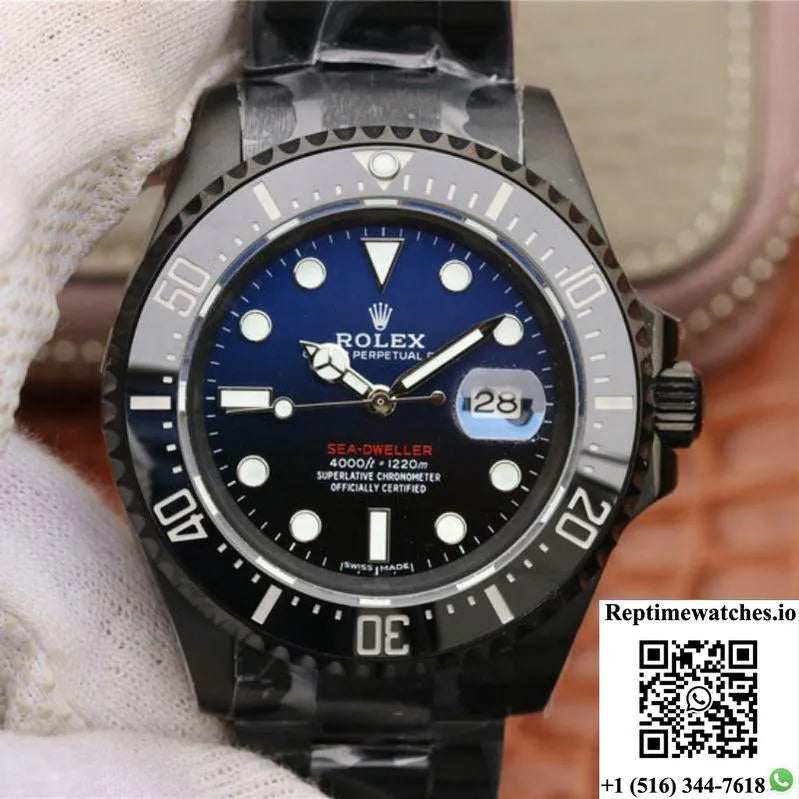 Rolex Deepsea 116660 44Mm Blue Gradient Black Dial-Rep Time Watches