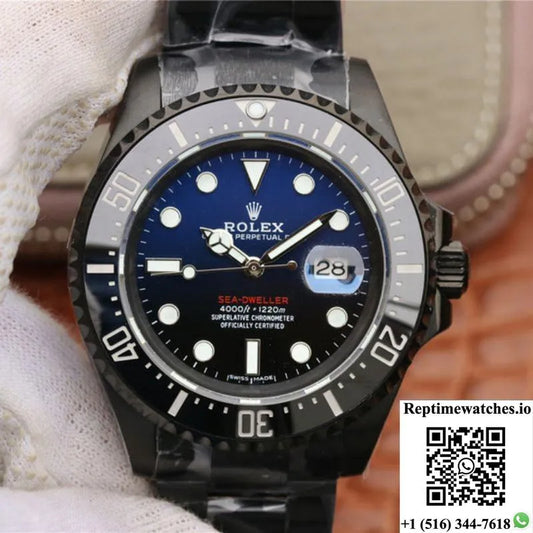 Rolex Deepsea 116660 44Mm Blue Gradient Black Dial-Rep Time Watches