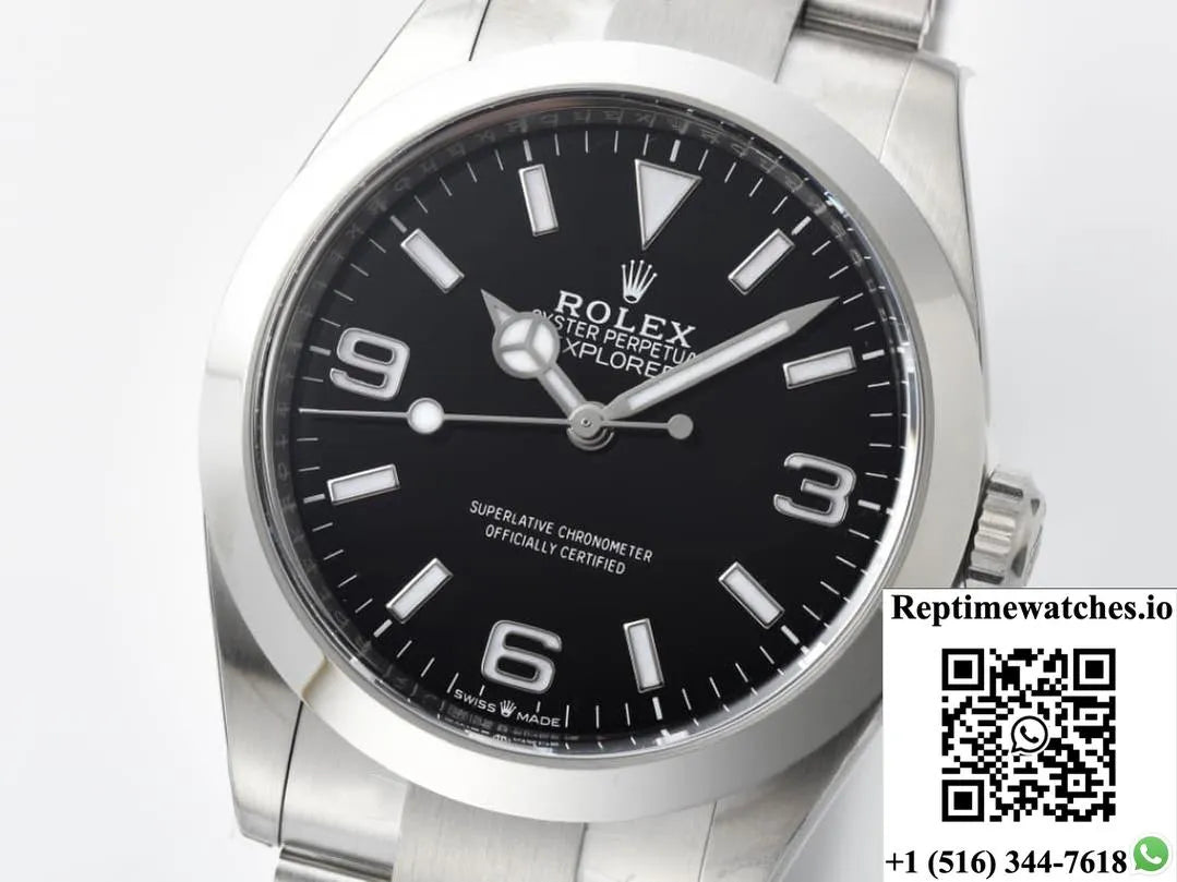 Rolex Explorer 114270-78690 Clean Factory Black Dial-Rep Time Watches