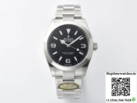 Rolex Explorer 114270-78690 Clean Factory Black Dial