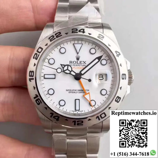 Rolex Explorer II 216570 2018 Noob Factory White Dial - Watches