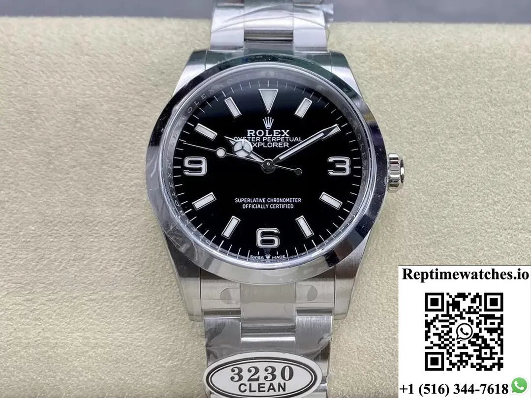 Rolex Explorer M124270-0001 36Mm Clean Factory Stainless Steel-Rep Time Watches