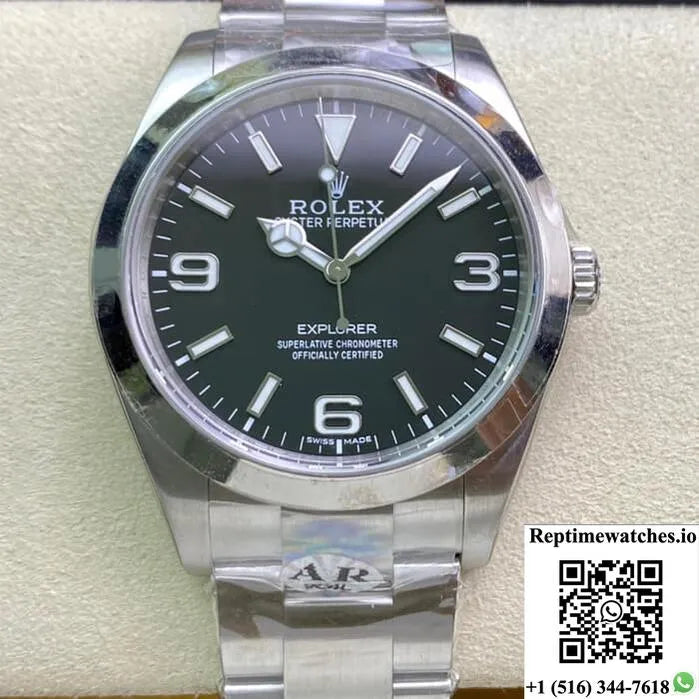 Rolex Explorer M214270-0003 39Mm Ar Factory Stainless Steel-Rep Time Watches