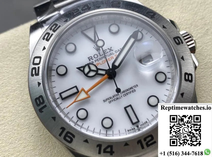 Rolex Explorer M226570-0001 Ar Factory White Dial-Rep Time Watches