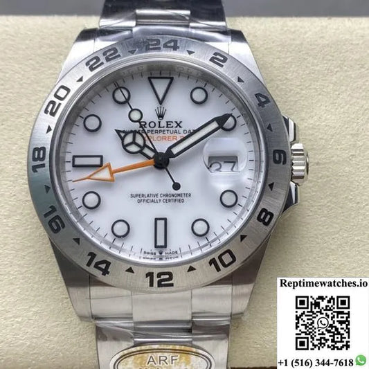Rolex Explorer M226570-0001 Ar Factory White Dial-Rep Time Watches