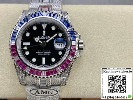 Rolex GMT-Master 116759 SAru-78209 AMG factory diamond case