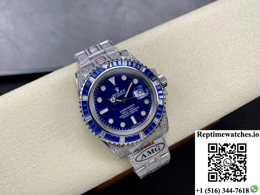 Rolex Gmt-Master 116759 Saru-78211 Amg Factory Diamond Dial-Rep Time Watches