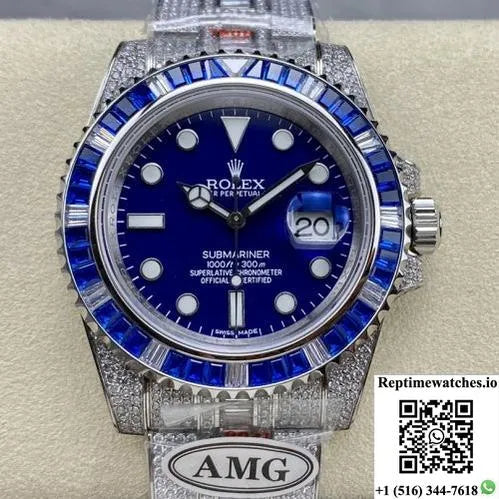Rolex Gmt-Master 116759 Saru-78211 Amg Factory Diamond Dial-Rep Time Watches