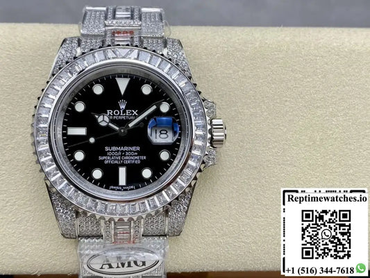Rolex GMT-Master 116759 SAru-78216 AMG factory diamond strap