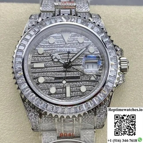 Rolex Gmt-Master 116769Tbr-74779B Amg Factory Dual Time Zone-Rep Time Watches