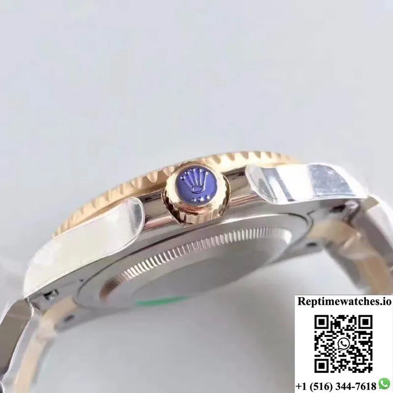 Rolex Gmt-Master Ii 116713Ln Noob Factory V9 Rose Gold Bezel-Rep Time Watches