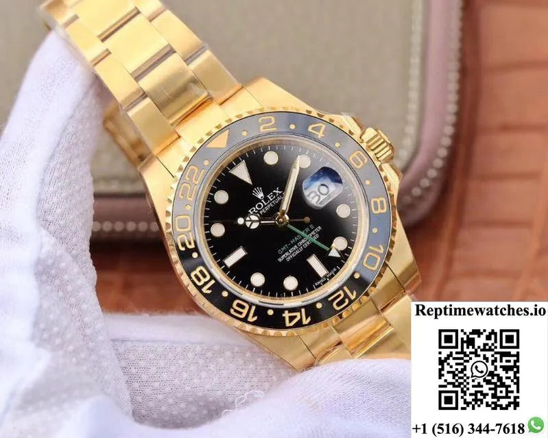 Rolex Gmt Master Ii 116718 Ew Factory Black Dial-Rep Time Watches