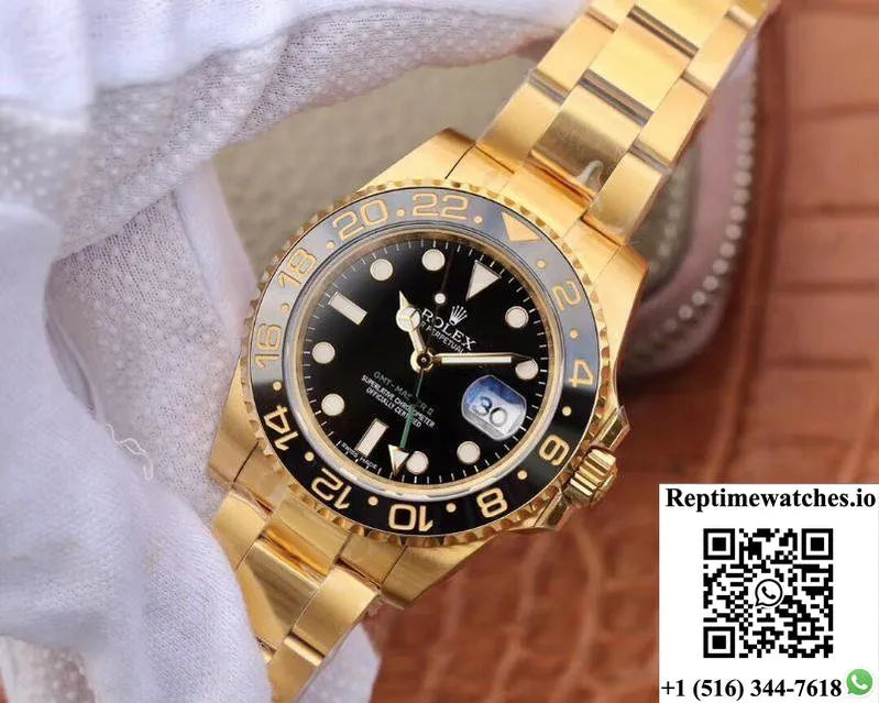 Rolex Gmt Master Ii 116718 Ew Factory Black Dial-Rep Time Watches