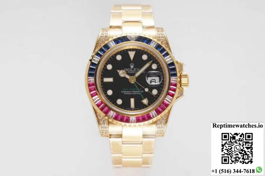 Rolex GMT Master II 116758 SAru-78208 ROF Factory Black Dial AI Factory