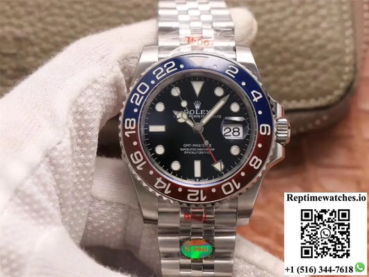Rolex GMT Master II 126710BLRO-0001 Noob Factory Black Dial AI Factory