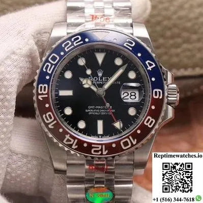 Rolex Gmt Master Ii 126710Blro-0001 Noob Factory Black Dial-Rep Time Watches