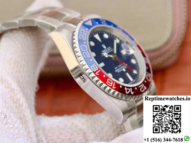Rolex Gmt Master Ii 126710Blro Ew Factory Blue Dial-Rep Time Watches