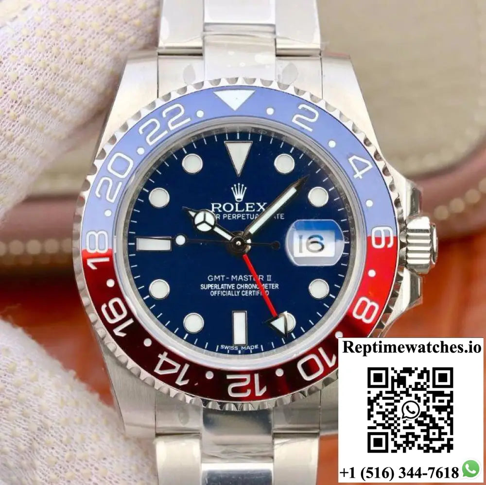 Rolex GMT Master II 126710BLRO EW Factory Blue Dial - Watches