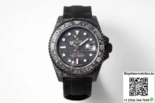 Rolex GMT-Master II Diw Carbon Fiber Black Fabric Strap Product Photo 1