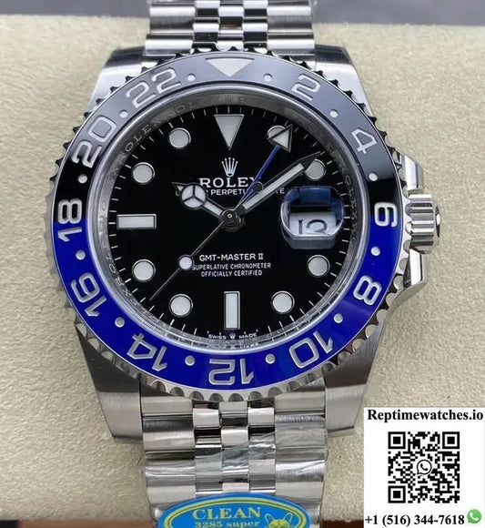 Rolex Gmt Master Ii M126710Blnr-0002 Clean Factory V3 Black Dial-Rep Time Watches