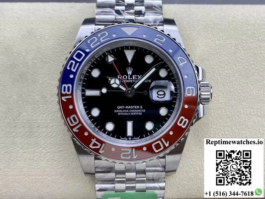 Rolex GMT Master II M126710BLRO-0001 C+ Factory Stainless Steel - Watches