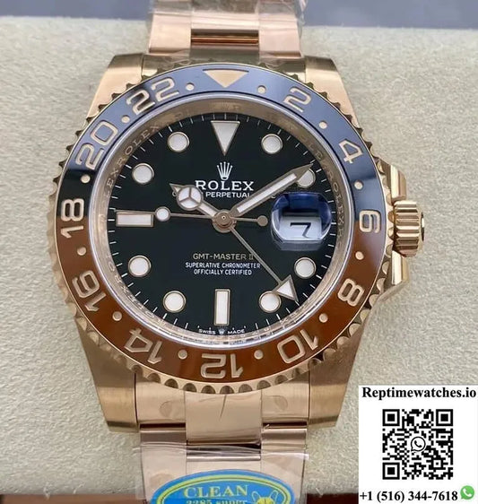 Rolex Gmt Master Ii M126715Chnr-0001 Clean Factory V3 Ceramic Bezel-Rep Time Watches