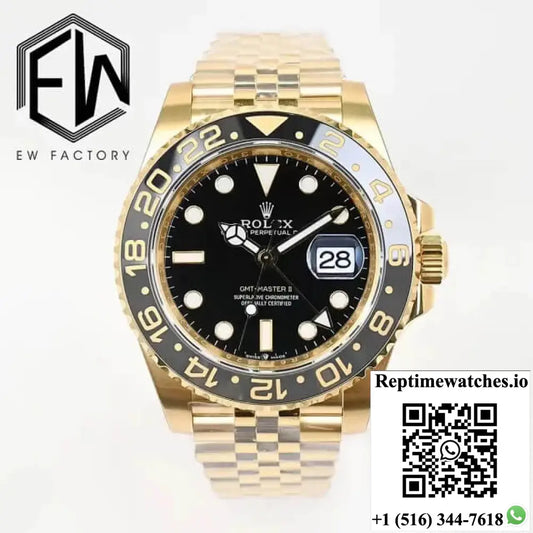 Rolex GMT Master II M126718grnr-0001 EW Factory Black Dial - Watches