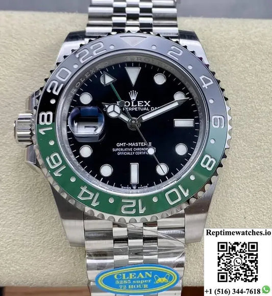 Rolex Gmt Master Ii M126720Vtnr-0002 Clean Factory V3 Black Dial-Rep Time Watches