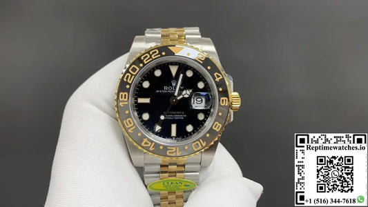 Rolex Greenwich II GMT M126713grnr-0001 black grey bezel clean factory black dial 40mm - Watches